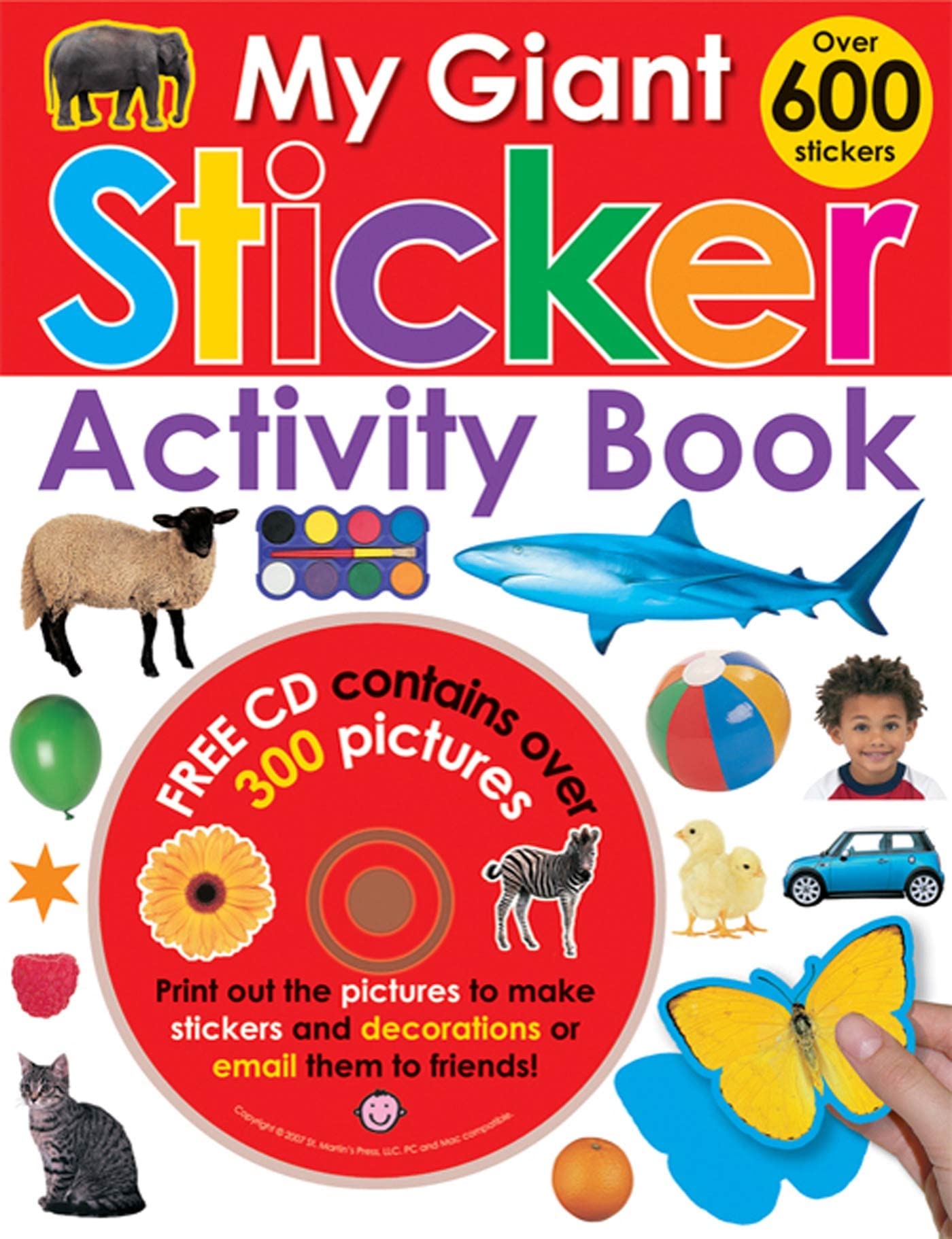 My Giant Sticker Activity Book Tiptoi & Games