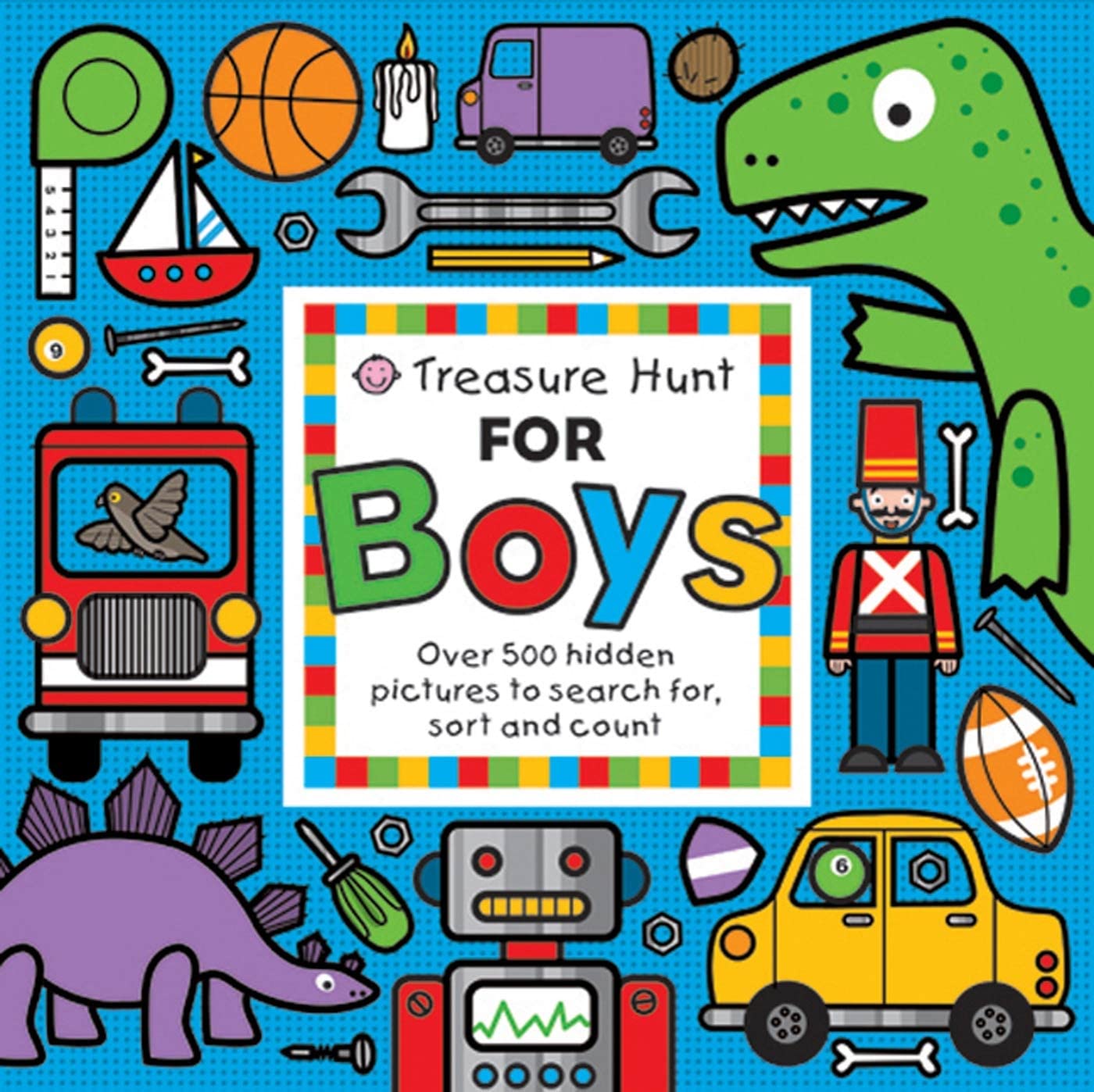 Treasure Hunt for Boys: Over 500 Hidden Pictures to Search For, Sort and Count! Tiptoi & Games