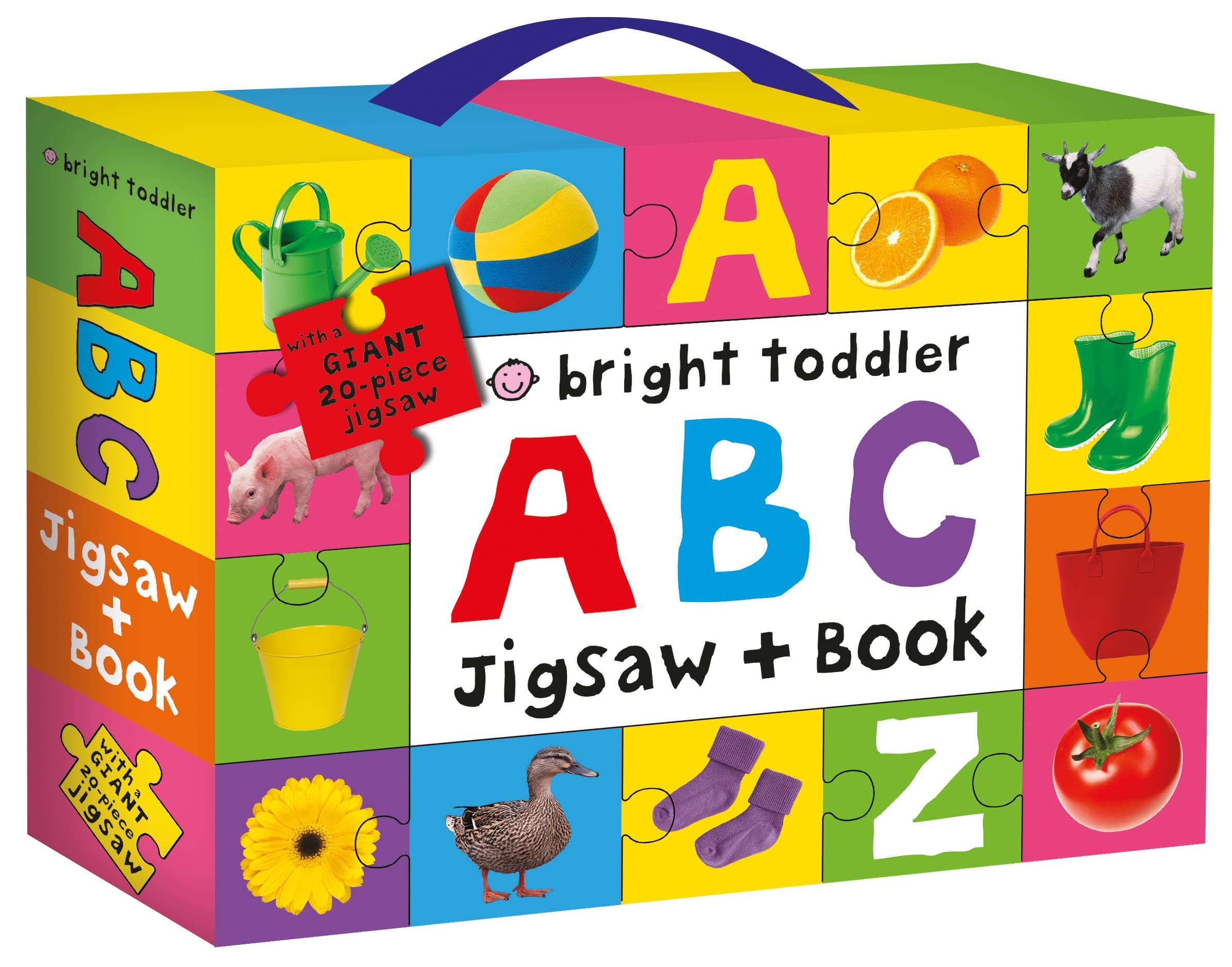 Bright Toddler - ABC Jigsaw and Book Set: 20 Piece Non-fiction