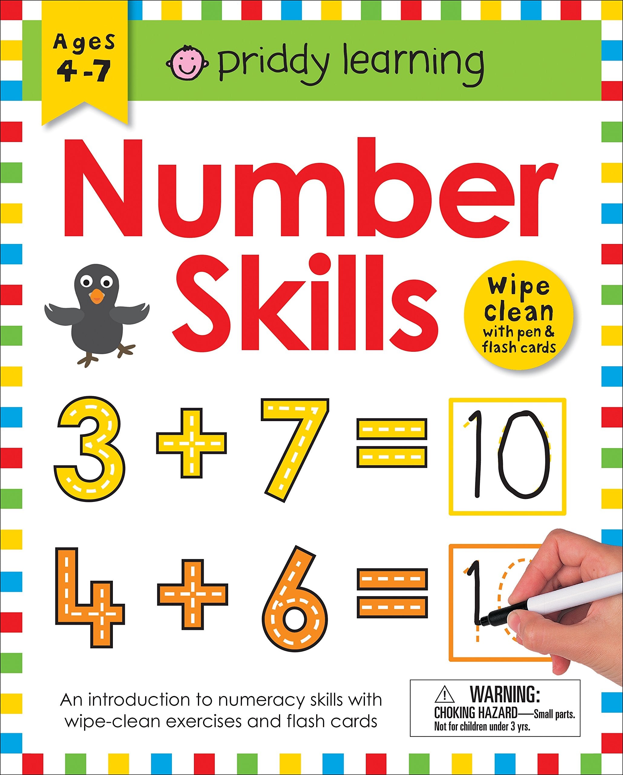 Priddy, R: Wipe Clean Workbook: Number Skills (enclosed spir Non-fiction