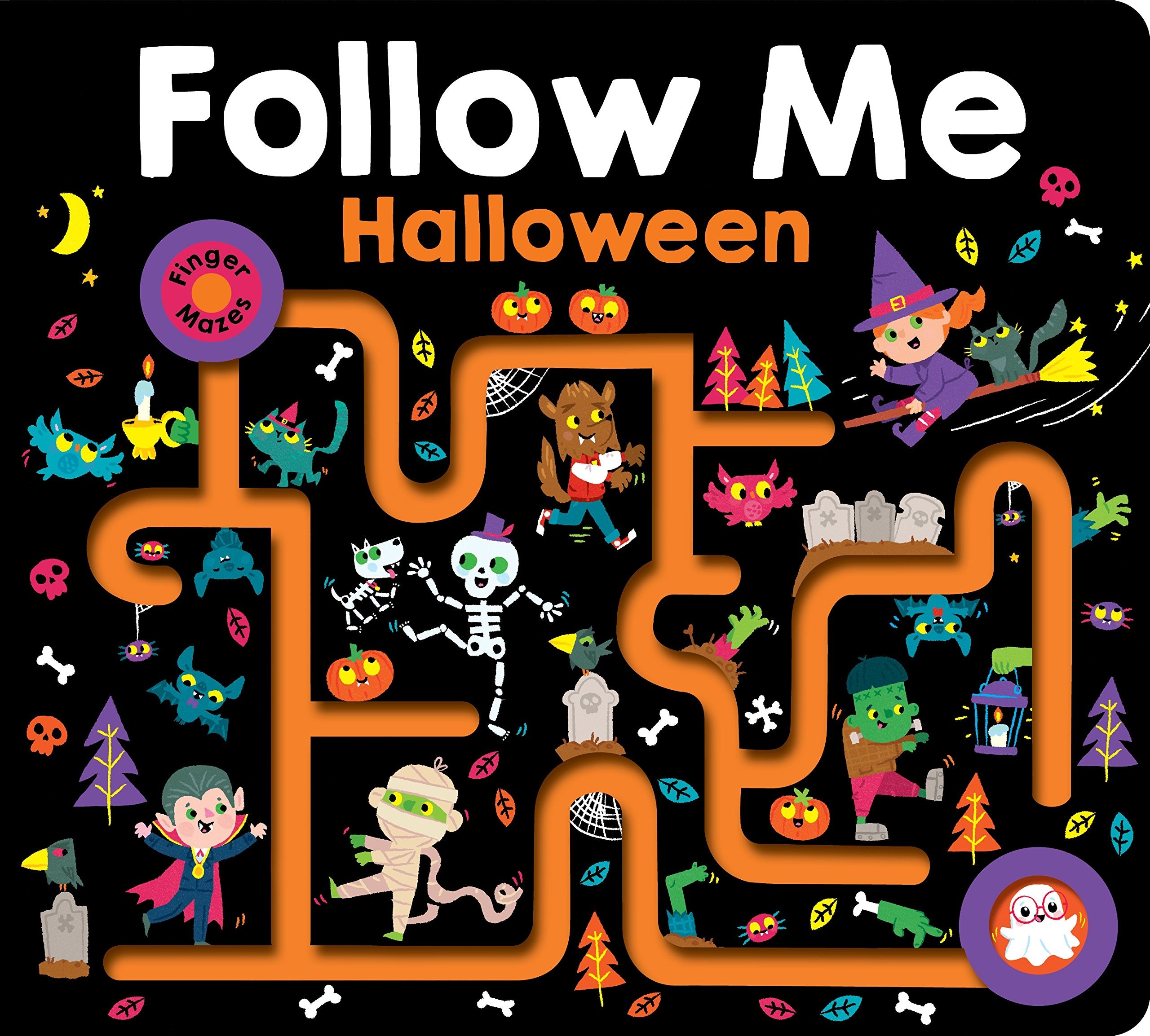 Maze Book: Follow Me Halloween (Finger Mazes) Non-fiction