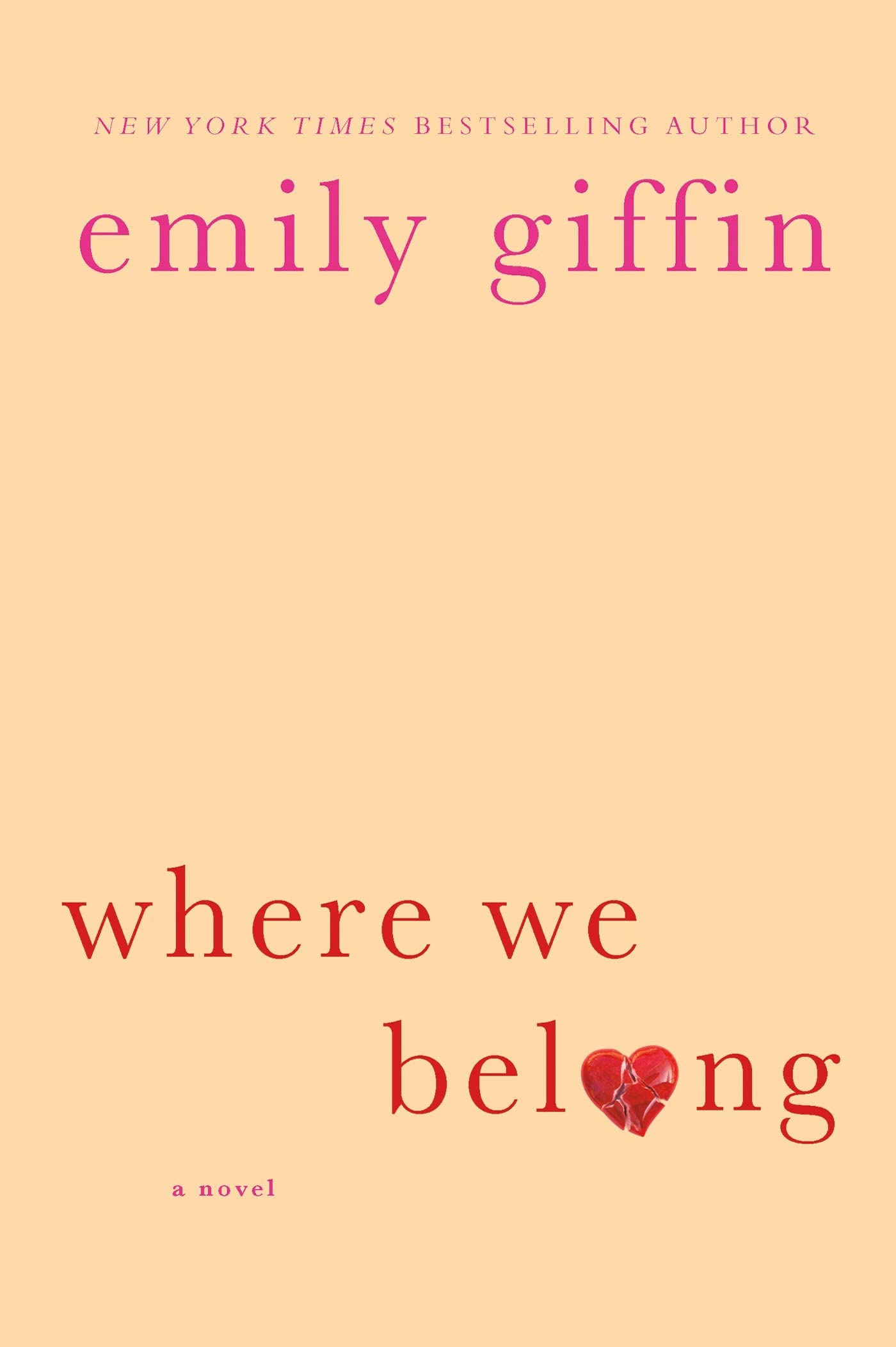 Where We Belong Contemporary literature Books