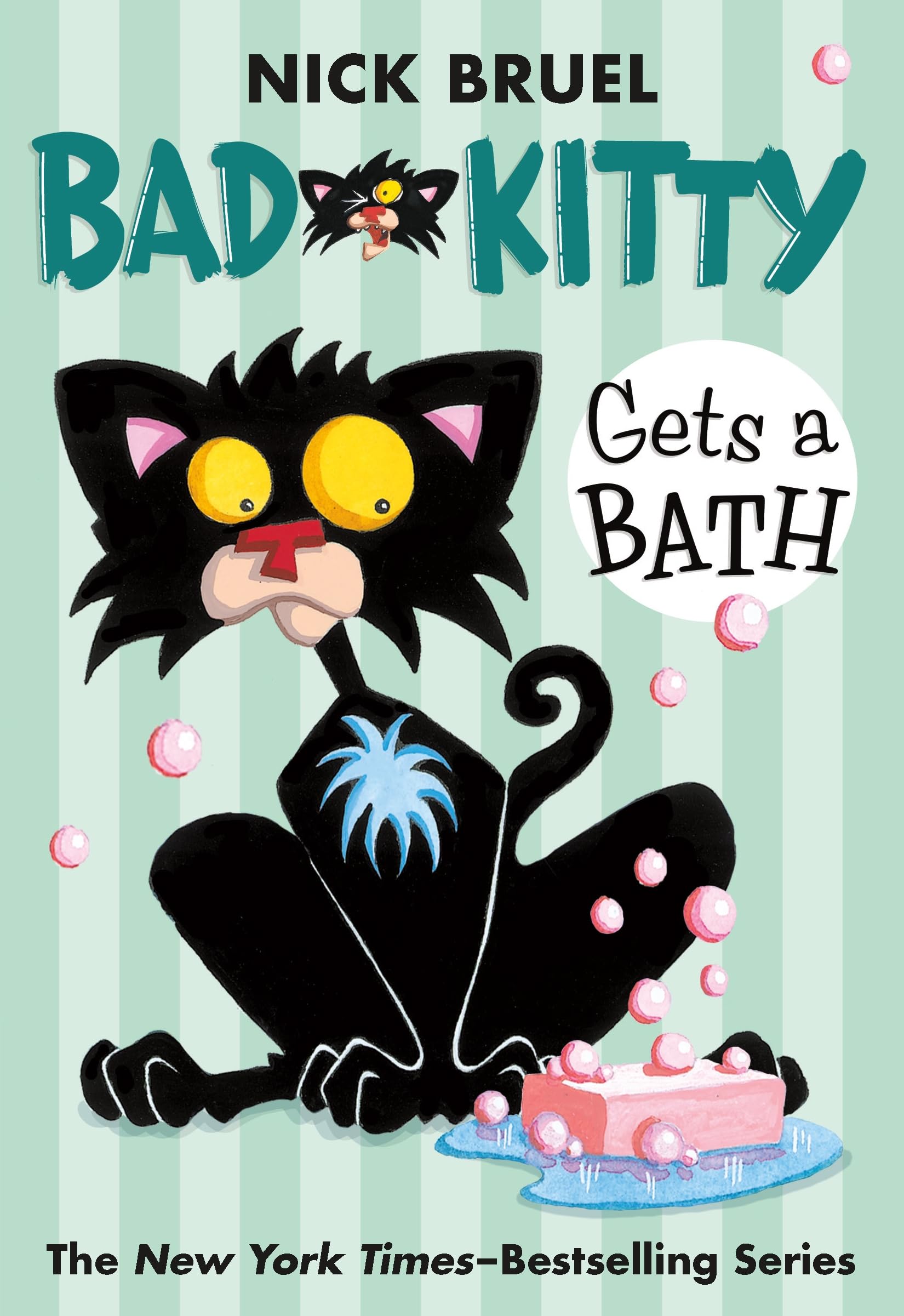 Bad Kitty Gets a Bath (paperback black-and-white edition) Manga