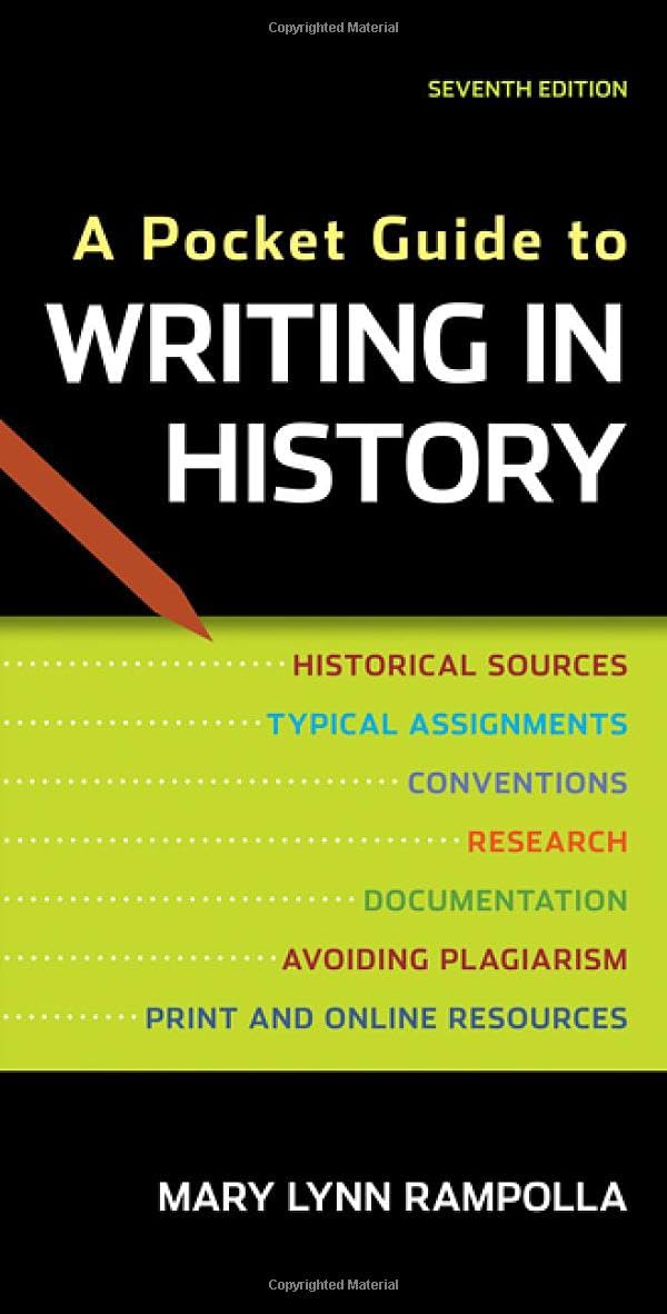 A Pocket Guide to Writing in History Media & Communication