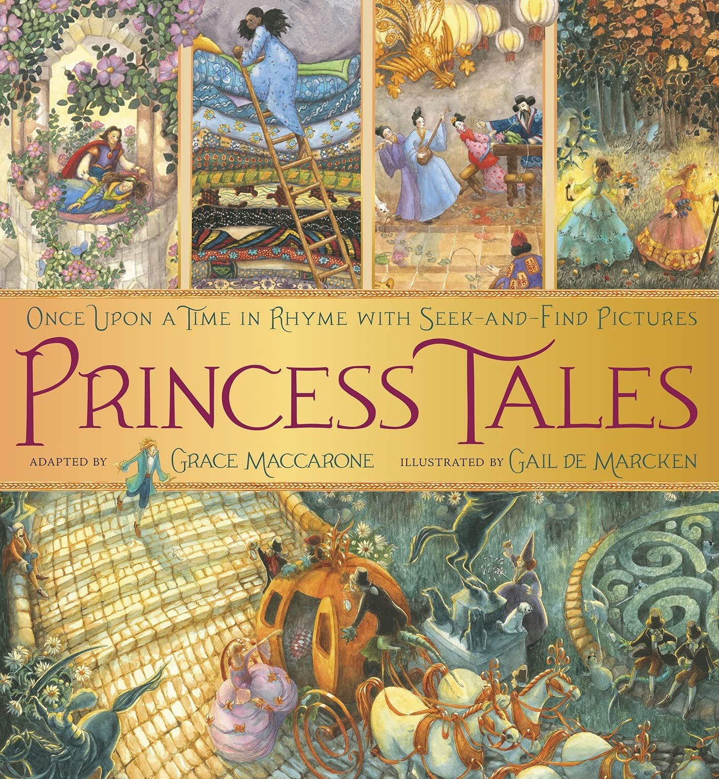 Princess Tales: Once Upon a Time in Rhyme with Seek-And-Find Pictures Fairy Tales & Legends