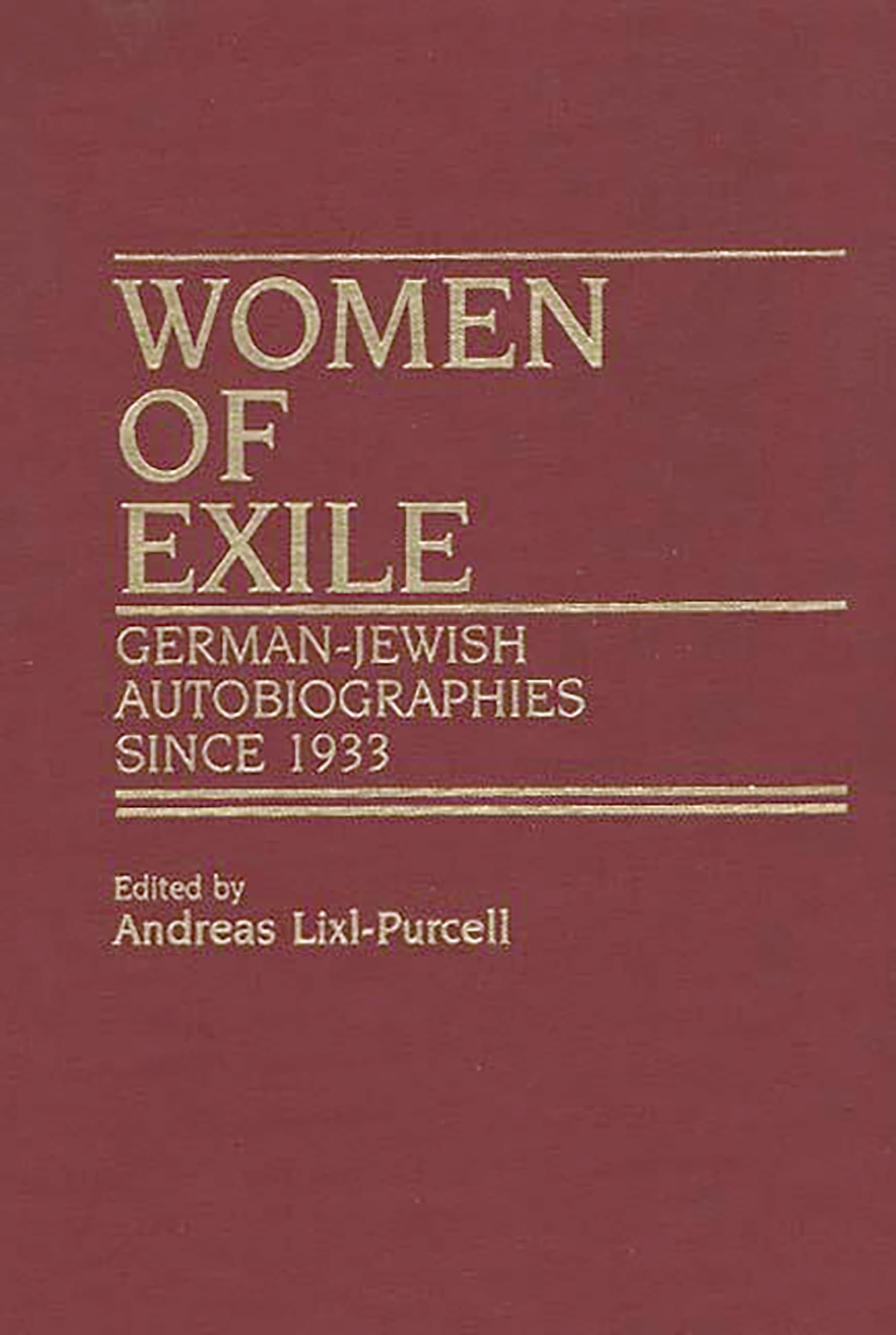 Women of Exile Social Sciences