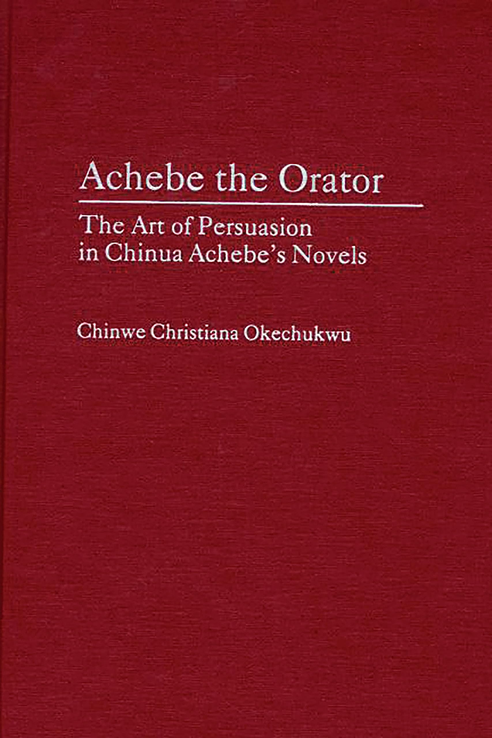 Product Image: Achebe the Orator