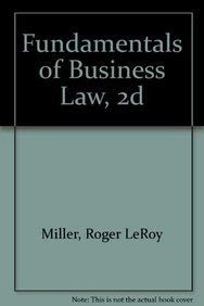 Fundamentals of Business Law Books