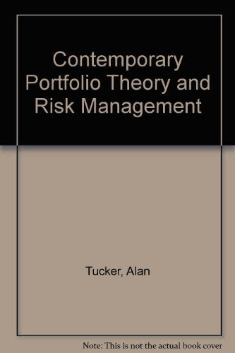 Contemporary Portfolio Theory and Risk Management book