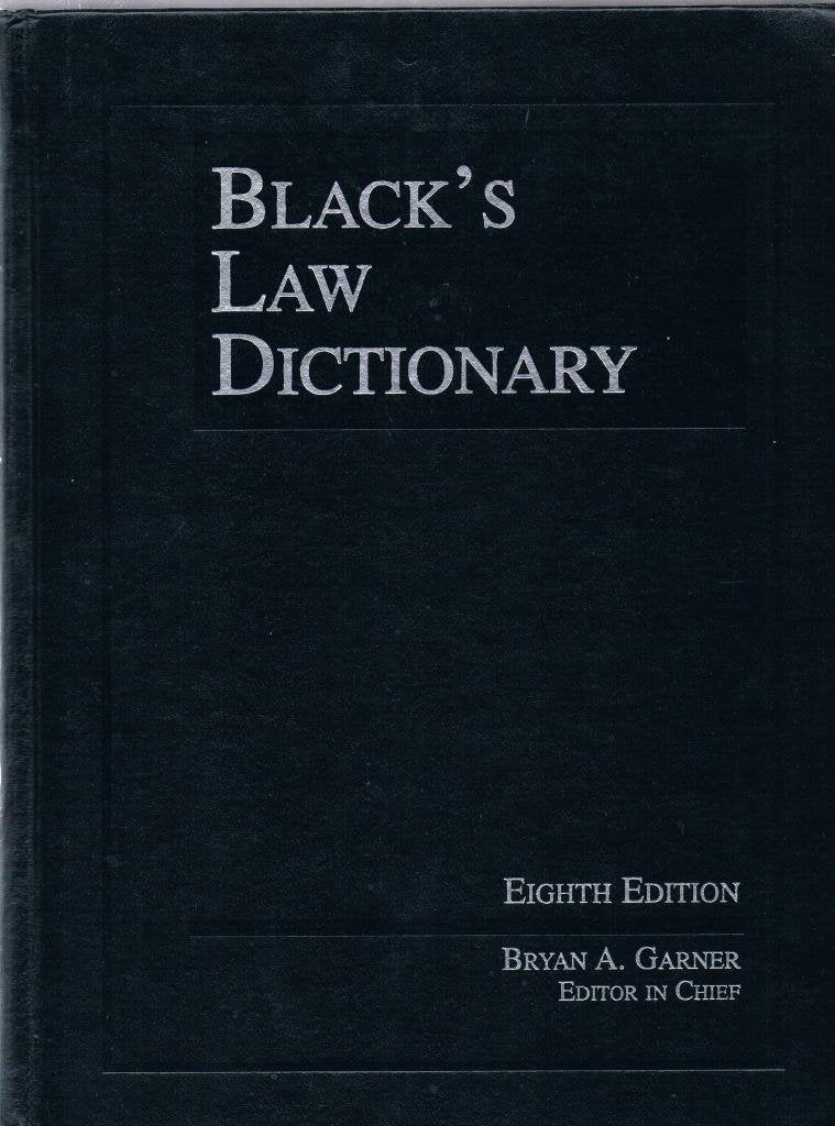 Black's Law Dictionary (BLACK'S LAW DICTIONARY (STANDARD EDITION)) Law