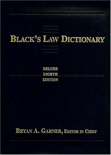 Black's Law Dictionary: Deluxe Thumb-Index (Legal Dictionary) Law