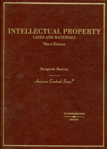 Cases and Materials on Intellectual Property (American Casebook Series) Law