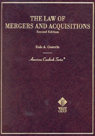 The Law of Mergers and Acquisitions (American Casebook Series and Other Coursebooks) Books
