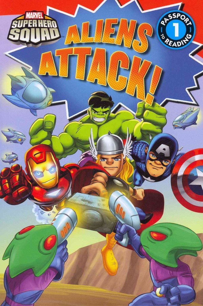 Super Hero Squad: Aliens Attack! (Passport to Reading Level 1) Manga