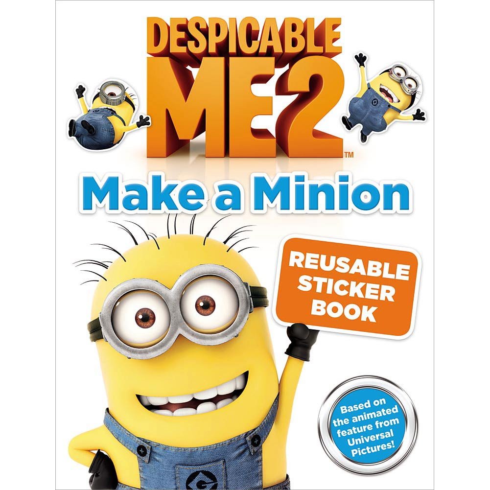 Despicable Me 2: Make a Minion Reusable Sticker Book Novels & Short Stories