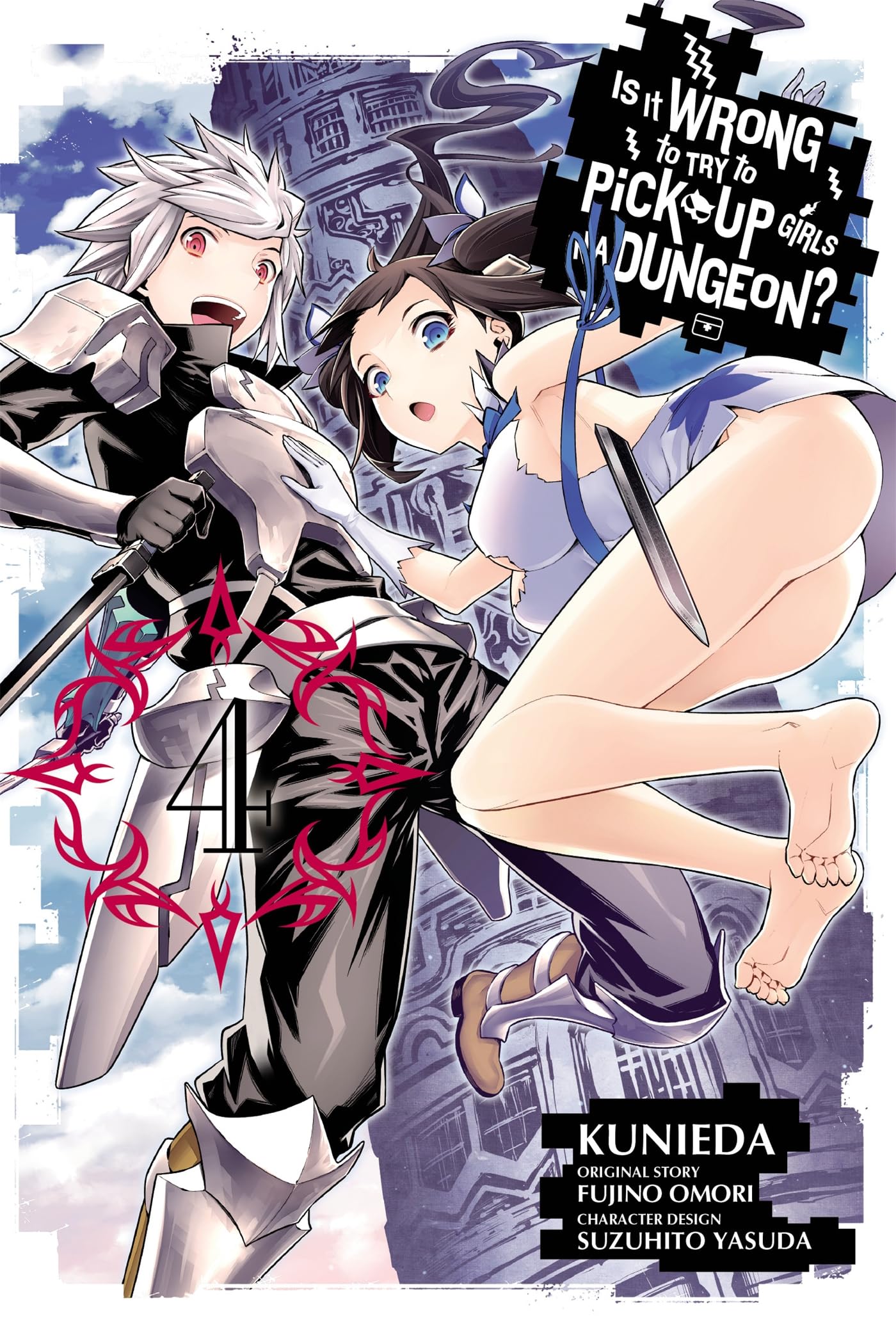 Is It Wrong to Try to Pick Up Girls in a Dungeon?, Vol. 4 (manga) (IS WRONG PICK UP GIRLS DUNGEON GN, Band 4) Contemporary literature Books