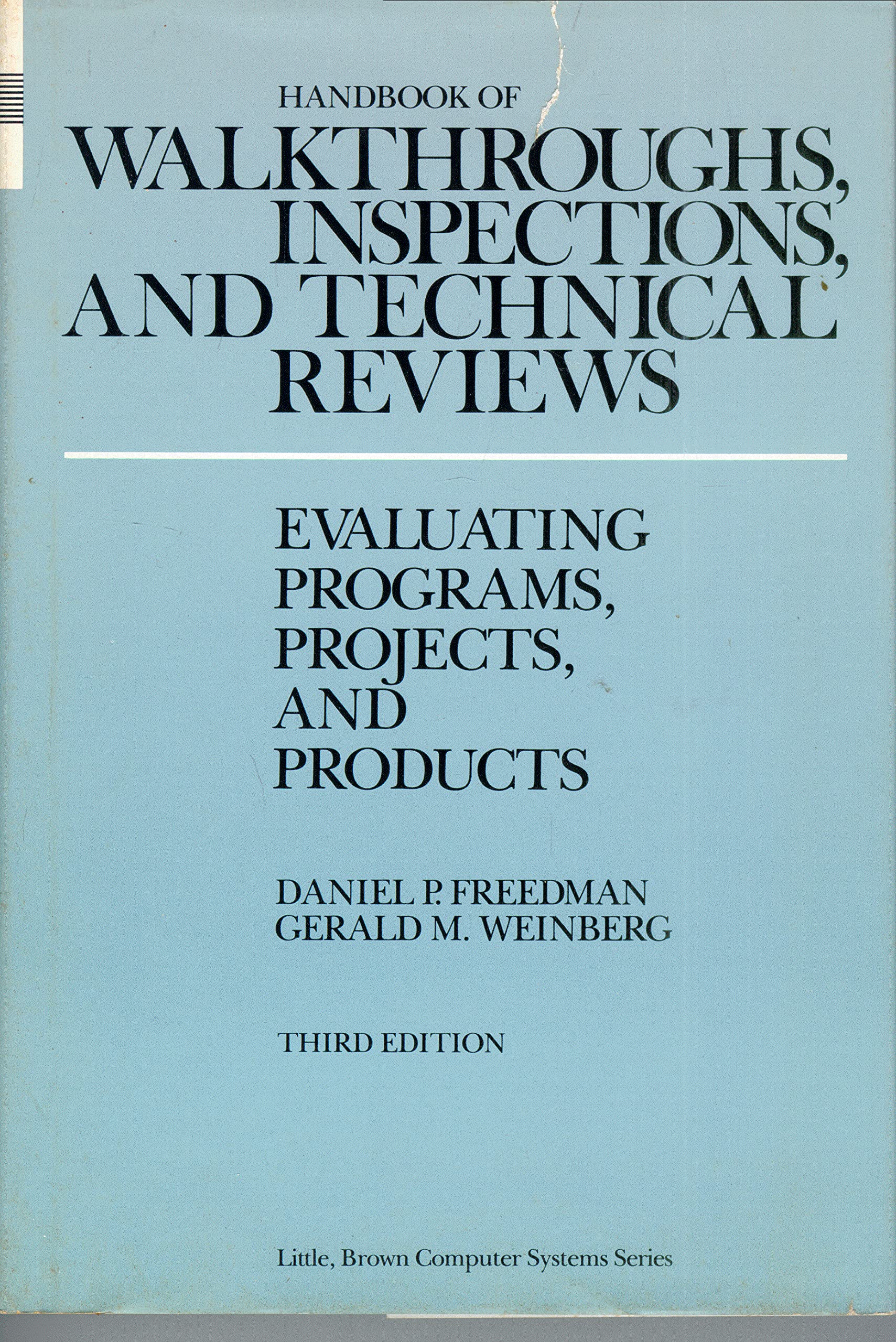 Handbook of Walkthrough Inspection Techniques book