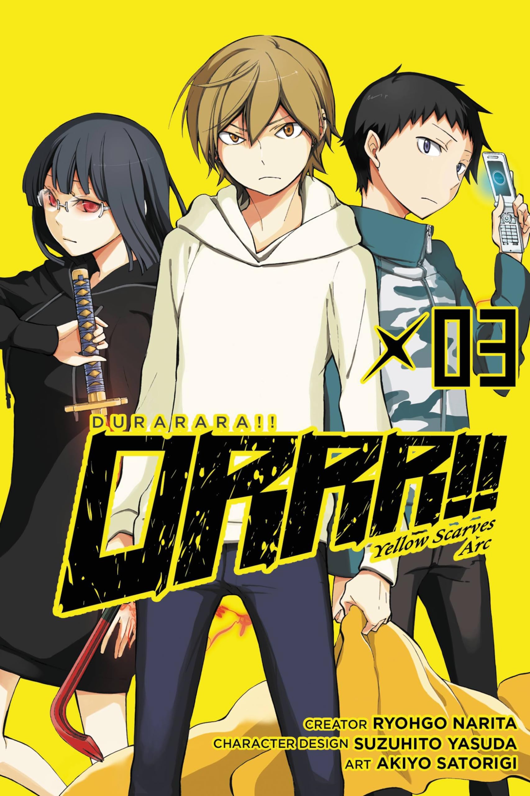 Durarara!! Yellow Scarves Arc, Vol. 3 book