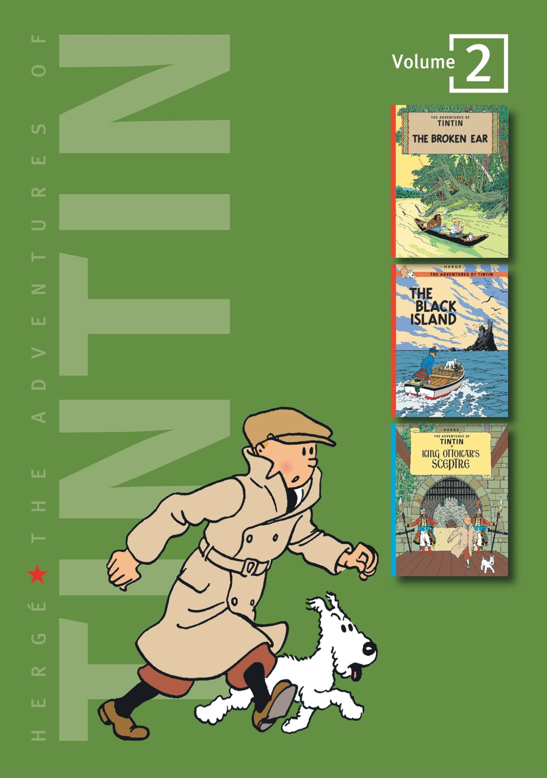 The Adventures of Tintin: Volume 2: The Broken Ear, The Black Island, and King Ottokar's Sceptre (3 Original Classics in 1, Band 2) Manga