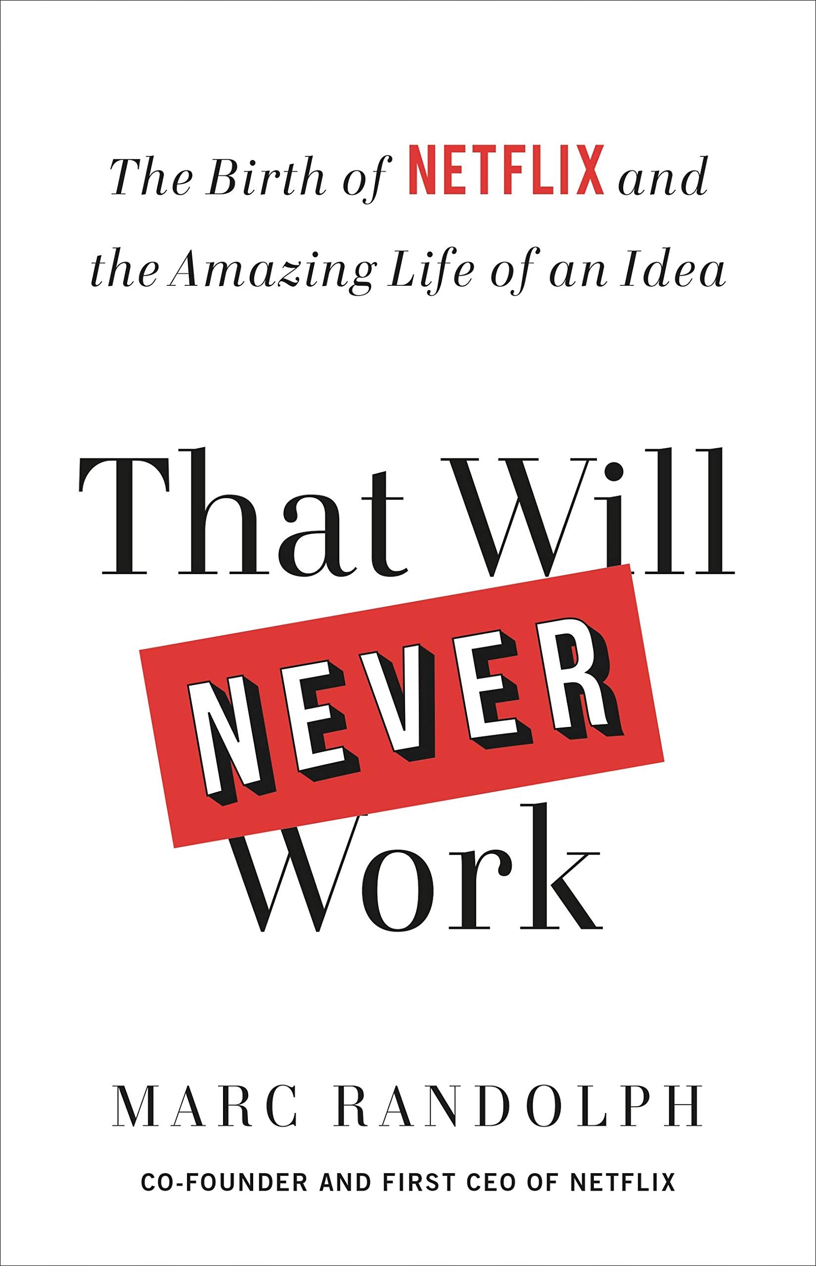 That Will Never Work: The Birth of Netflix and the Amazing Life of an Idea Media & Communication