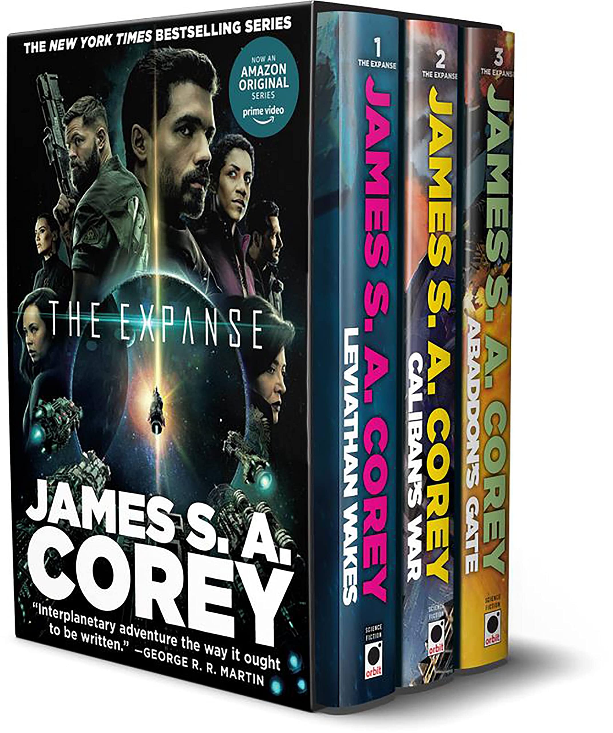 The Expanse Hardcover Boxed Set: Leviathan Wakes, Caliban's War, Abaddon's Gate: Now a Prime Original Series Action & Adventure