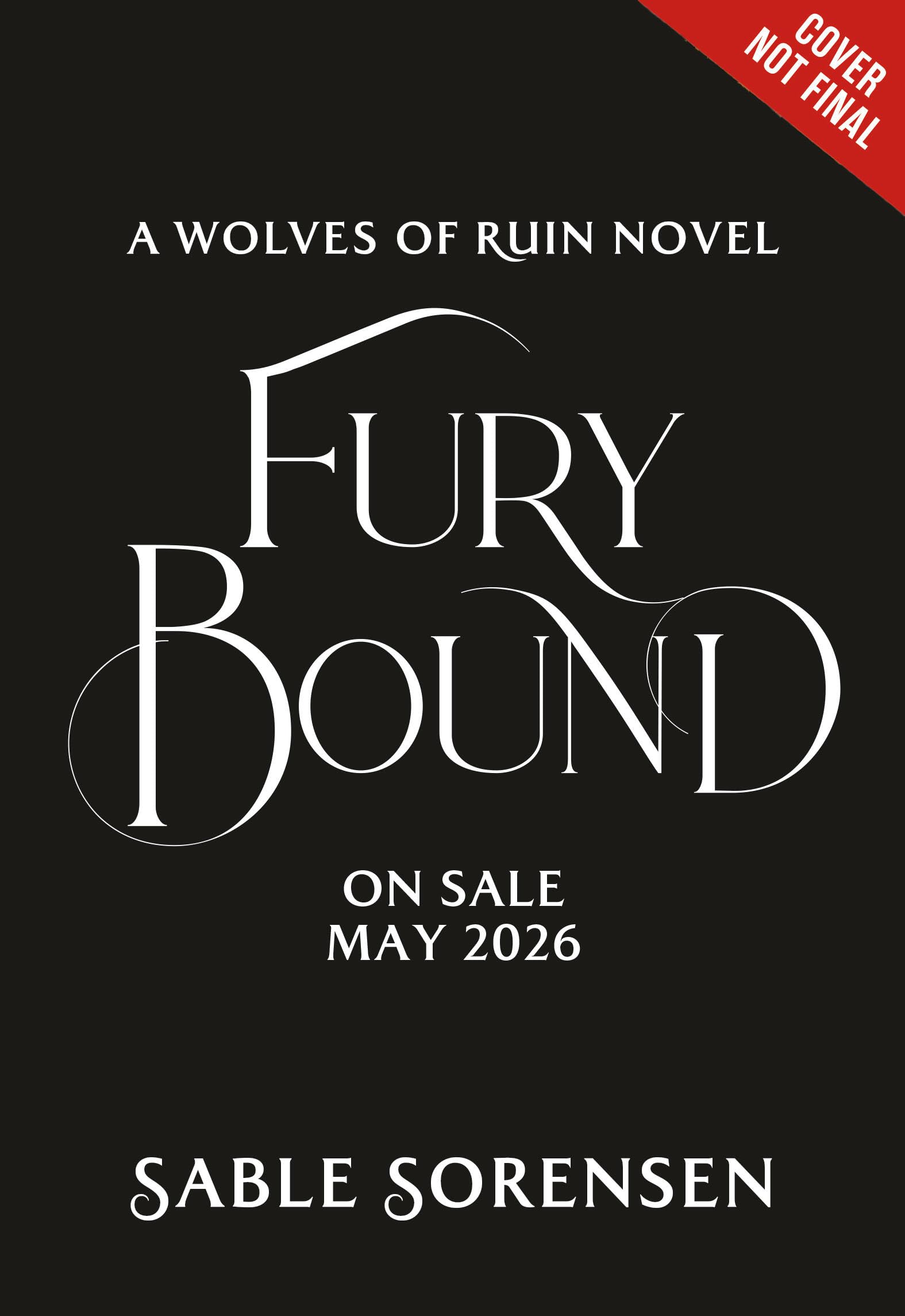 Fury Bound (Standard Edition) (The Wolves of Ruin, 2) Dark Fantasy
