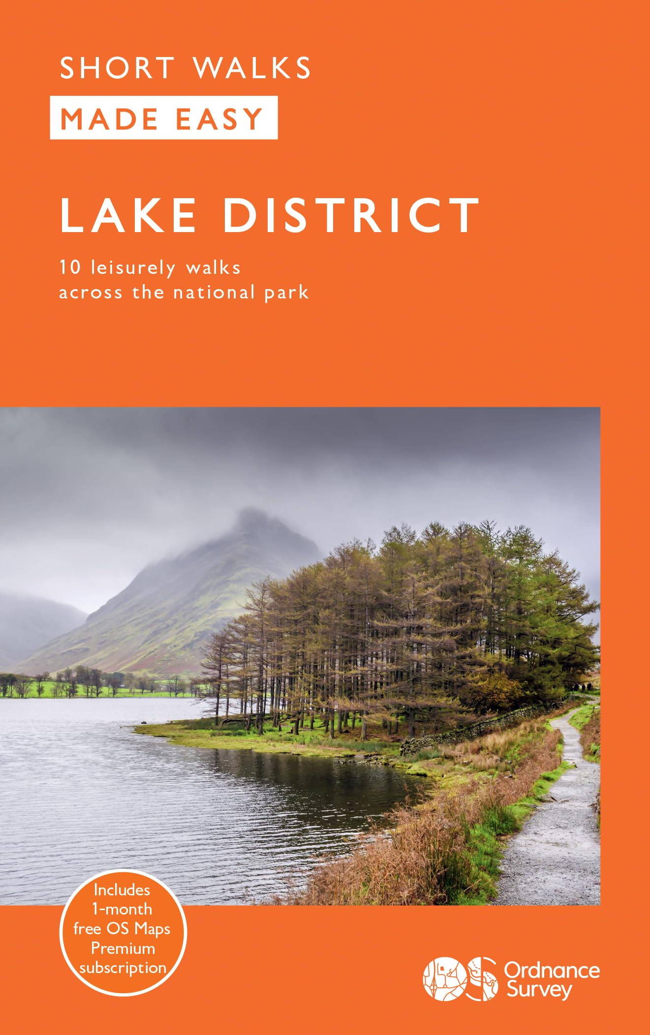 Lake District National Park: 10 Leisurely Walks (OS Short Walks Made Easy) Maps & Plans