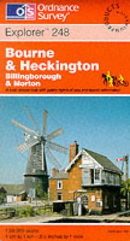 Carte de randonnée : Bourne & Heckington book