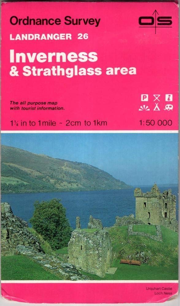 Inverness and Strathglass Area (Sheet 26) (OS Landranger Map) Maps & Plans