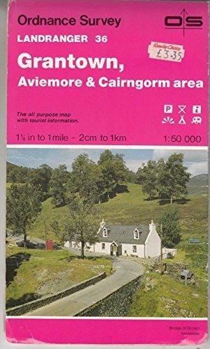 Grantown, Aviemore and Cairngorm Area (Landranger Maps) Maps & Plans