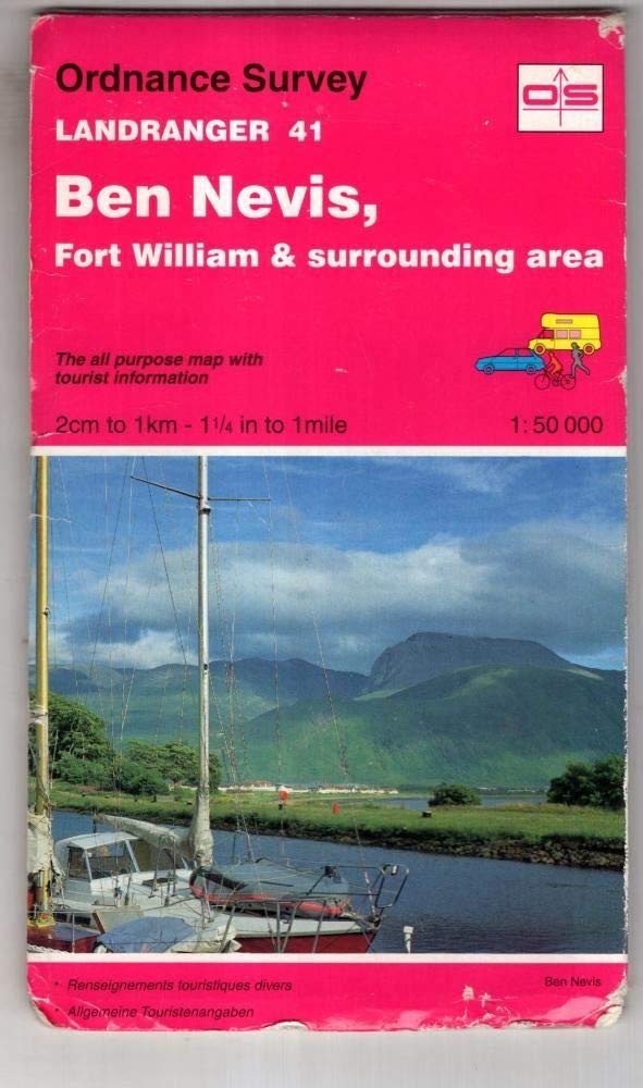 Ben Nevis, Fort William and Surrounding Area (Sheet 41) (OS Landranger Map) Maps & Plans