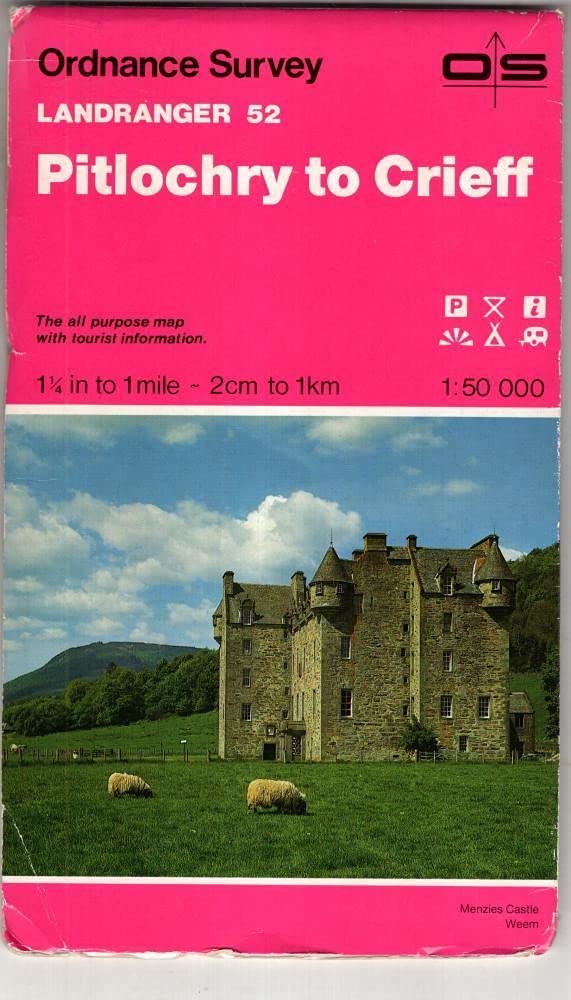 Pitlochry to Crieff (Landranger Maps) Maps & Plans