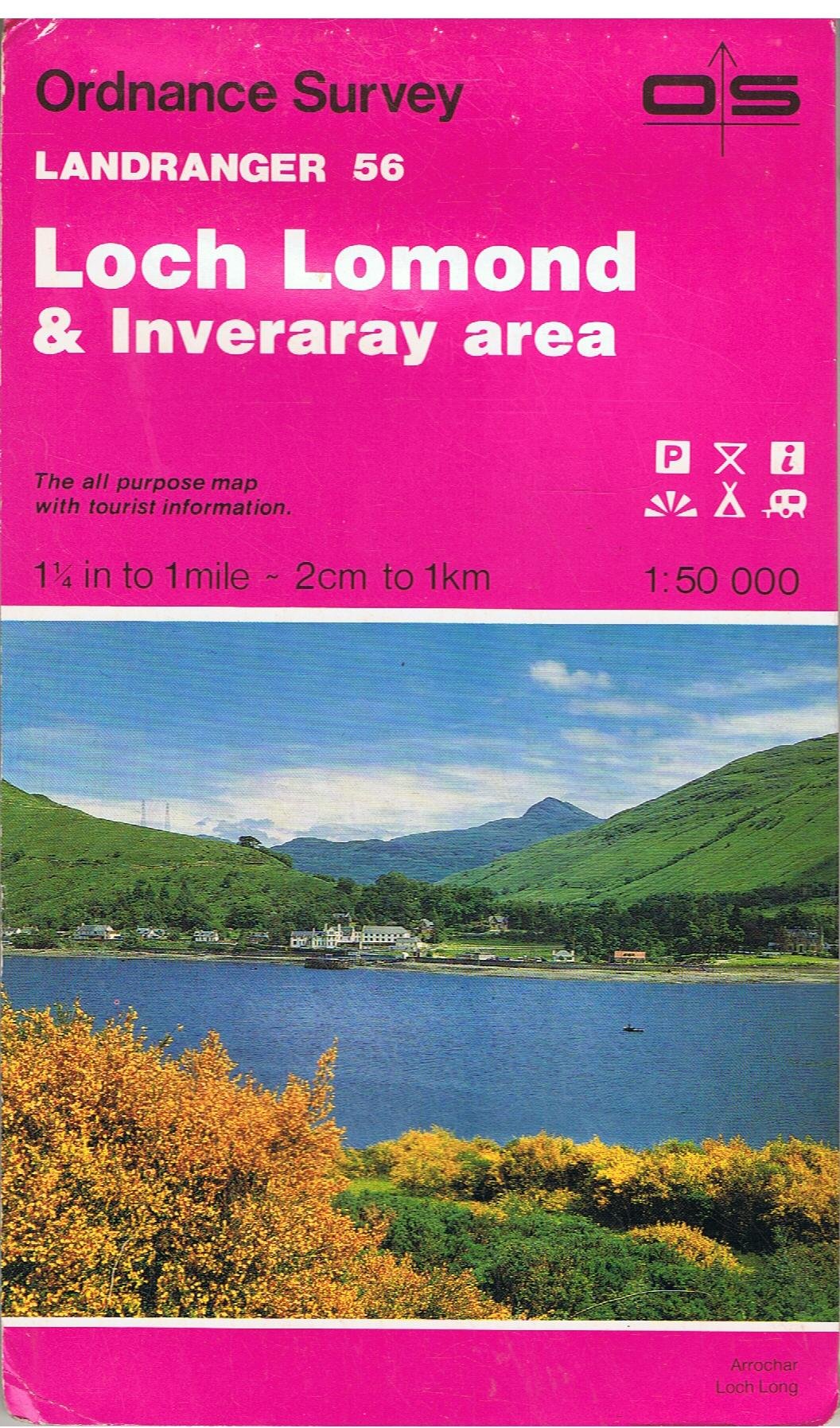 Loch Lomond and Inveraray Area (Sheet 56) (OS Landranger Map, Band 56) Maps & Plans