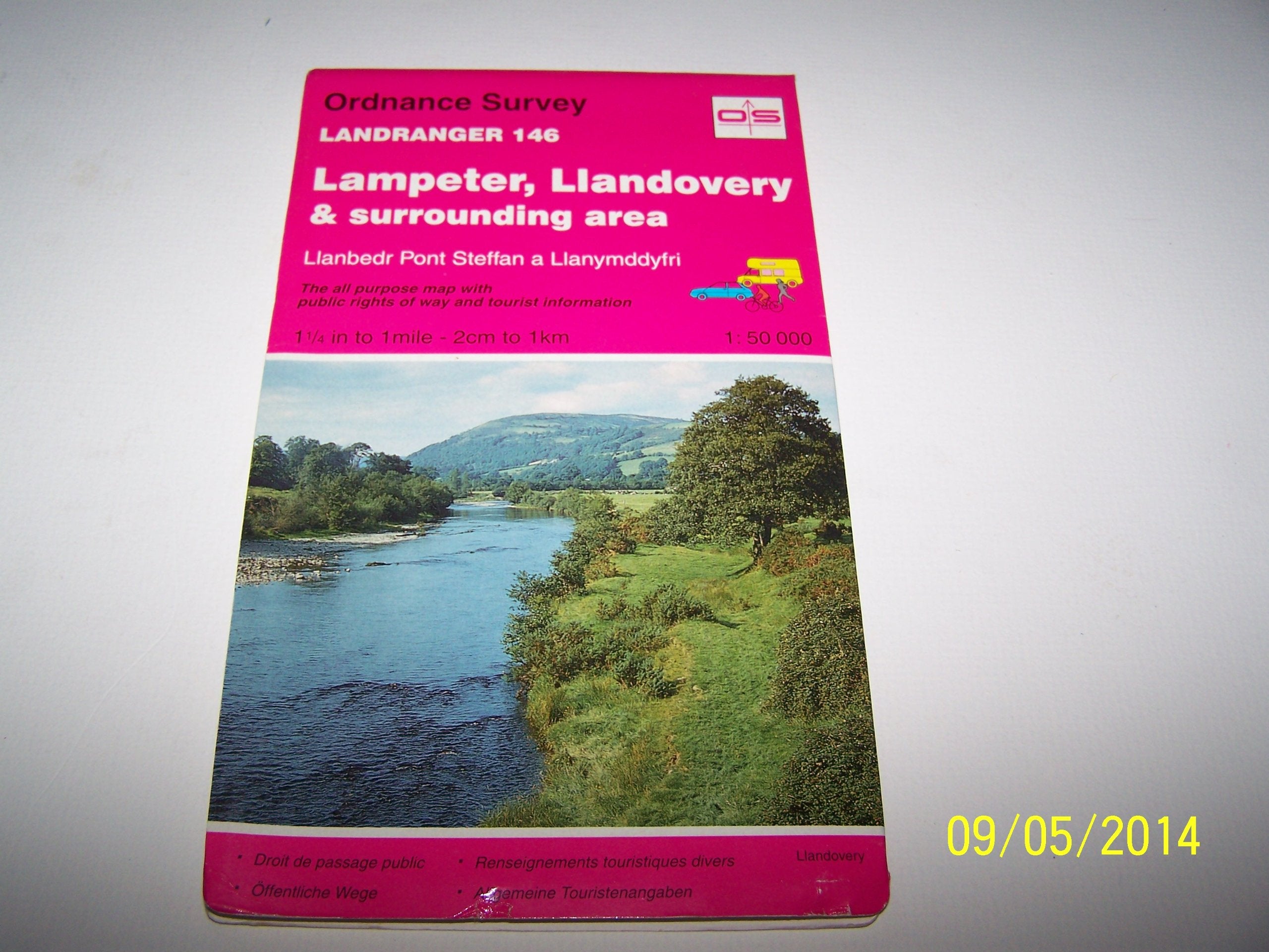 Lampeter, Llandovery and Surrounding Area (Landranger Maps) Maps & Plans