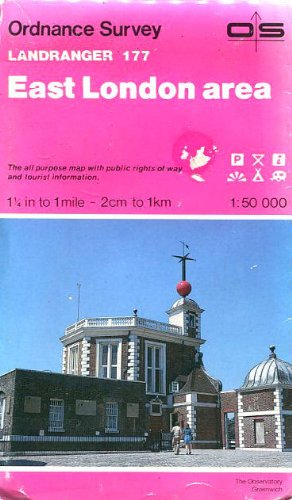 East London Area (Sheet 177) (OS Landranger Map, Band 177) Maps & Plans