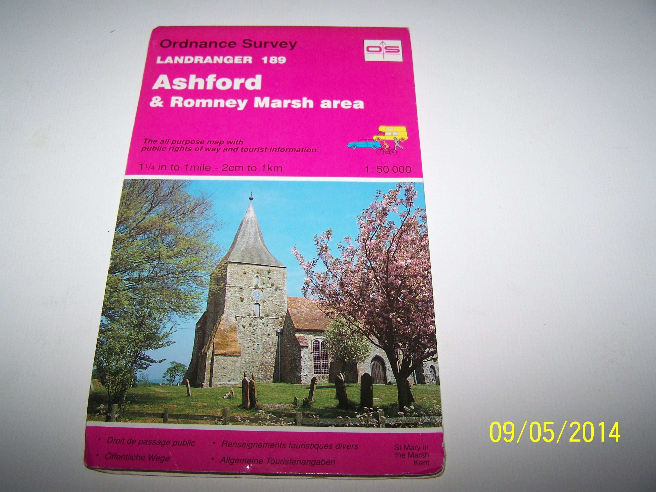 Ashford and Romney Marsh Area (Sheet 189) (OS Landranger Map, Band 189) Maps & Plans