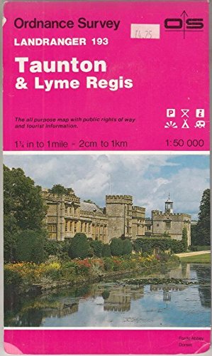 Taunton and Lyme Regis (Sheet 193) (OS Landranger Map, Band 193) Maps & Plans