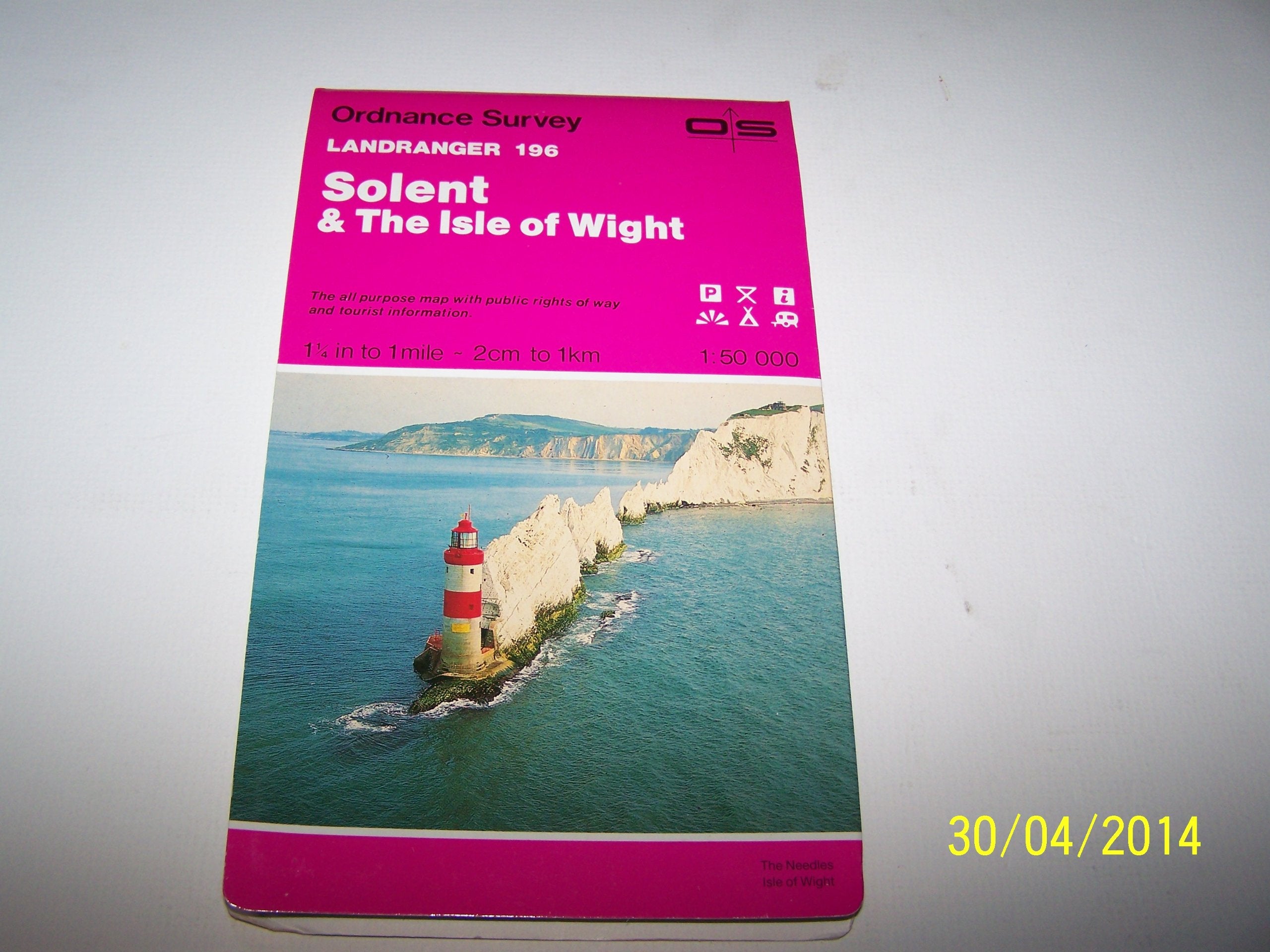Solent and the Isle of Wight (Sheet 196) (OS Landranger Map, Band 196) Maps & Plans