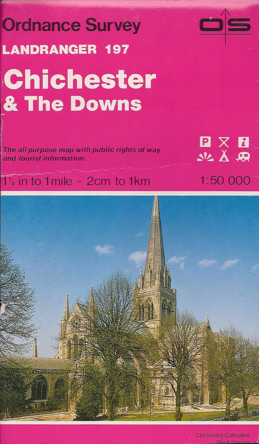 Chichester and the Downs (Sheet 197) (OS Landranger Map, Band 197) Maps & Plans