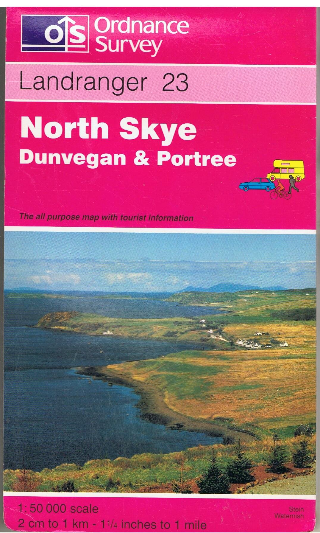 North Skye, Dunvegan and Portree (Landranger Maps) Maps & Plans