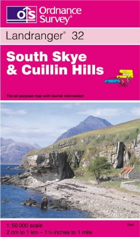 South Skye and Cuillin Hills (Landranger Maps) Maps & Plans