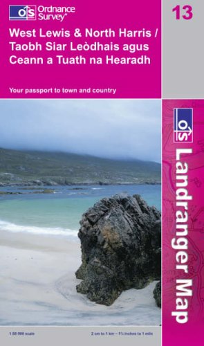 West Lewis and North Harris (Landranger Maps) Maps & Plans