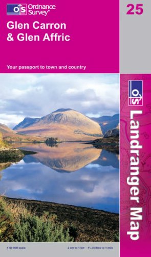 Glen Carron and Glen Affric (Landranger Maps) Maps & Plans