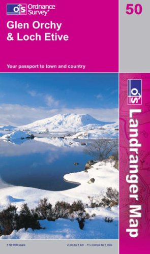 Glen Orchy and Loch Etive (Landranger Maps) Maps & Plans
