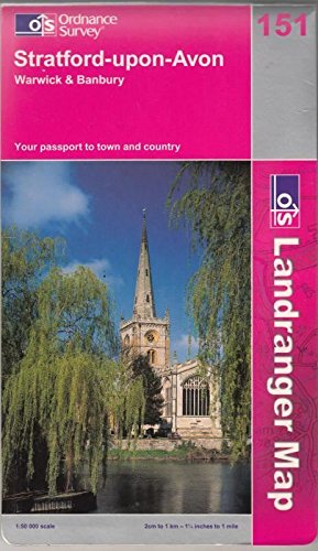 Stratford-upon-Avon, Warwick and Banbury (Landranger Maps) Maps & Plans