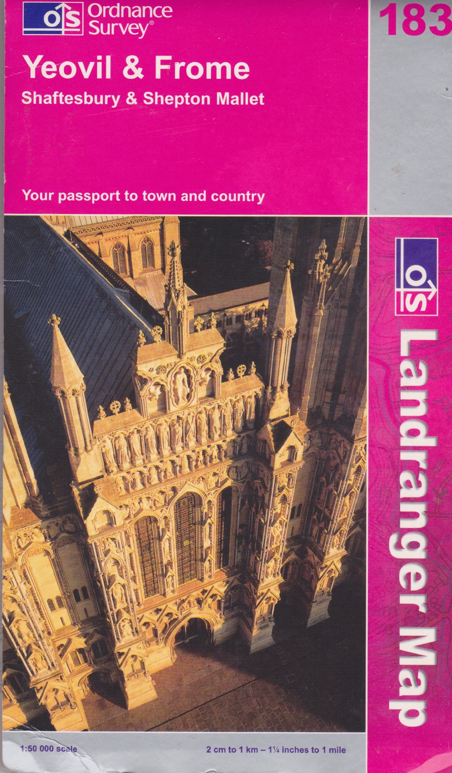 Yeovil and Frome, Shaftesbury and Shepton Mallet (Landranger Maps) Maps & Plans