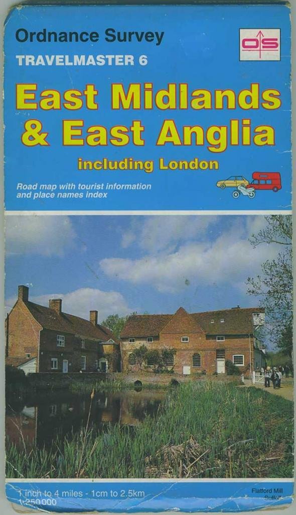 East Midlands and East Anglia Including London (Sheet 6) (Travelmaster S., Band 6) Maps & Plans