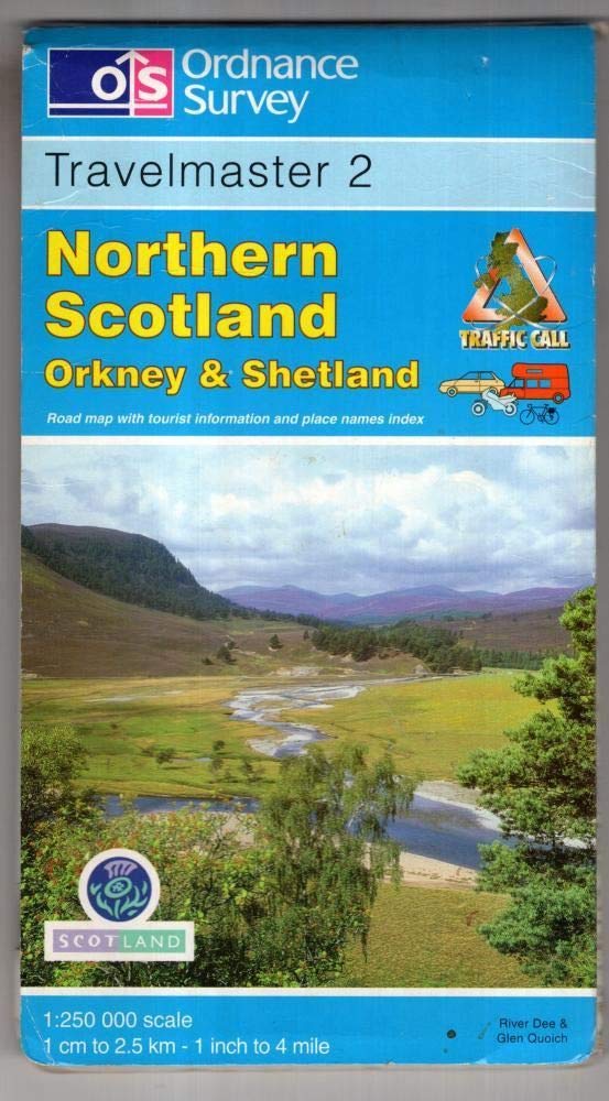 Northern Scotland, Orkney and Shetland (Sheet 2) (Travelmaster S.) Learning & Reference