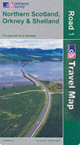 Northern Scotland, Orkney and Shetland (Road Map) Learning & Reference