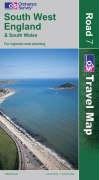 South West England and South Wales (OS Travel Map - Road Map) Maps & Plans